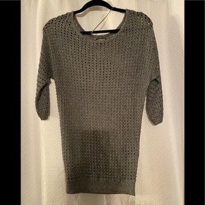 Express knit metallic sweater